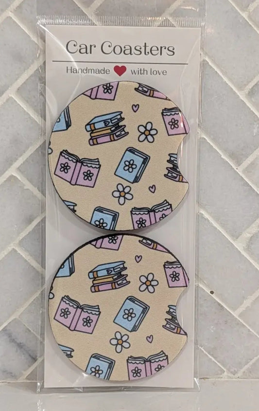 Booked & Blooming Coasters
