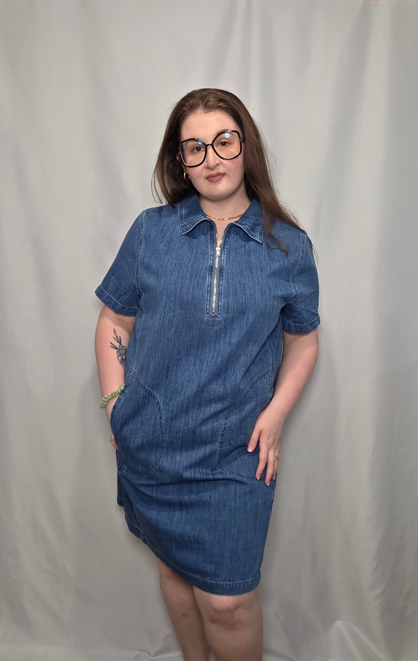 Ocean Mist Denim Dress