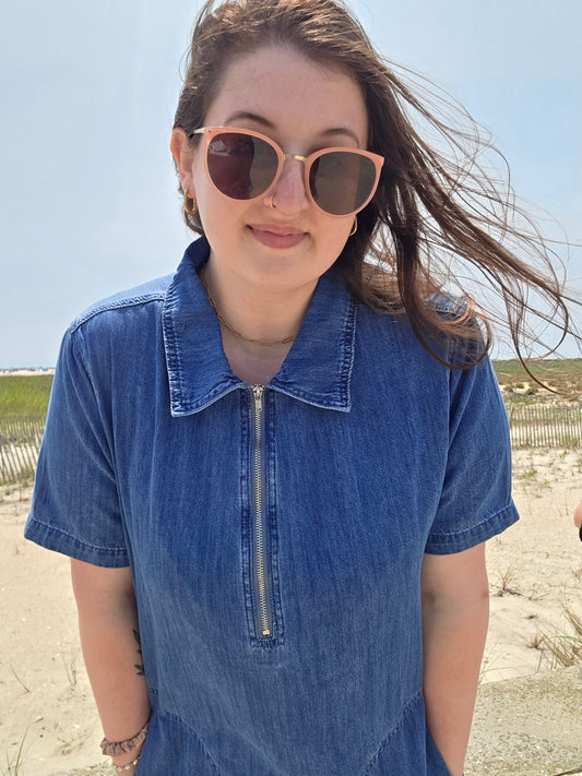 Ocean Mist Denim Dress