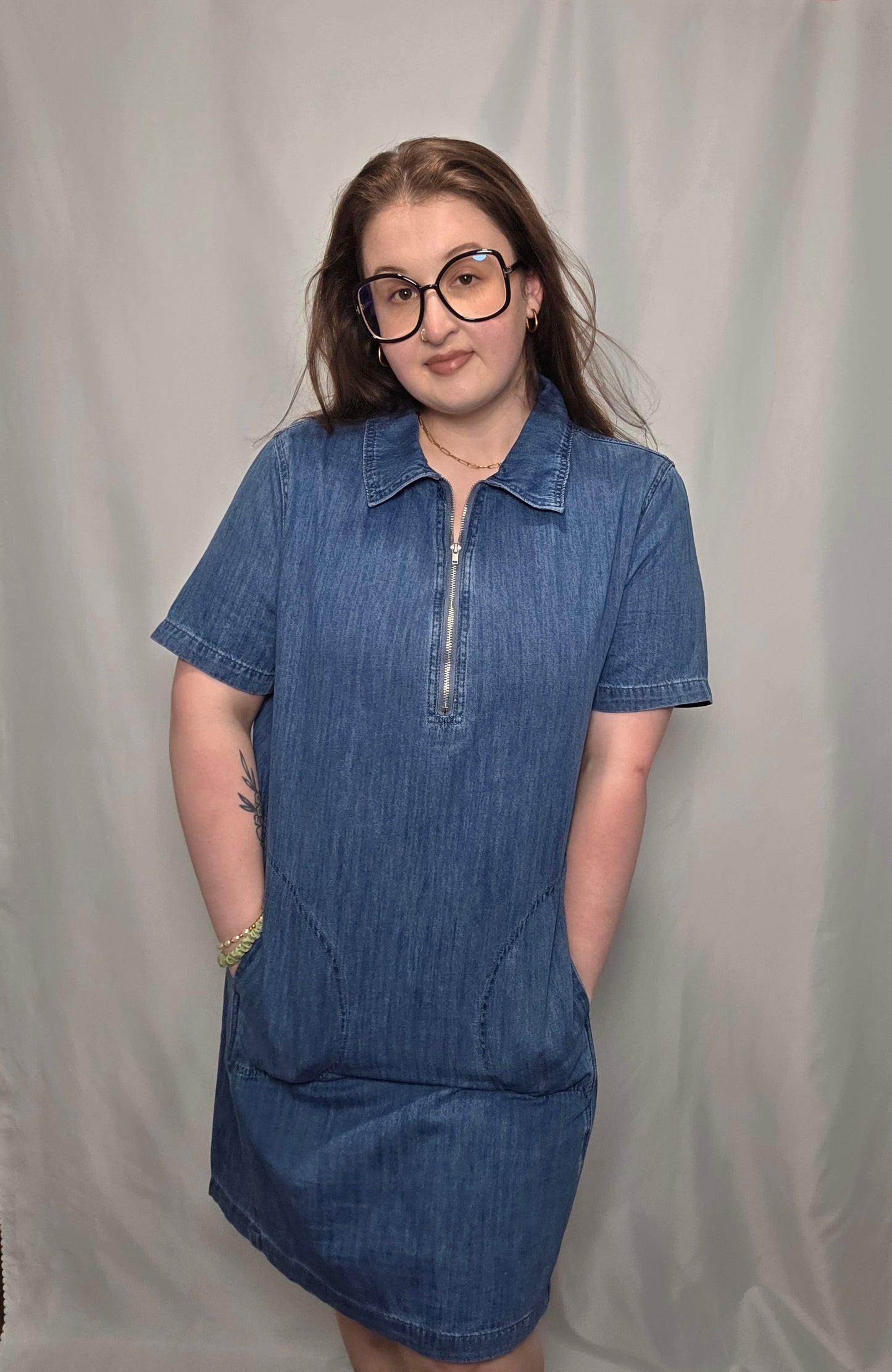 Ocean Mist Denim Dress