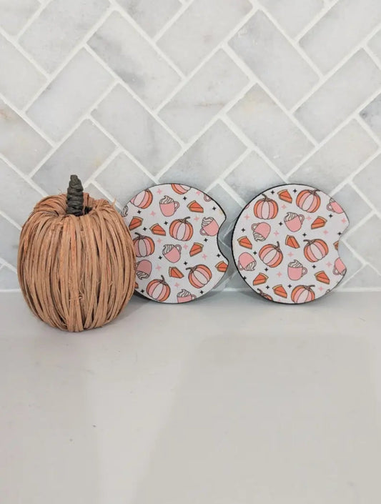 Pumpkin & Pour Coasters
