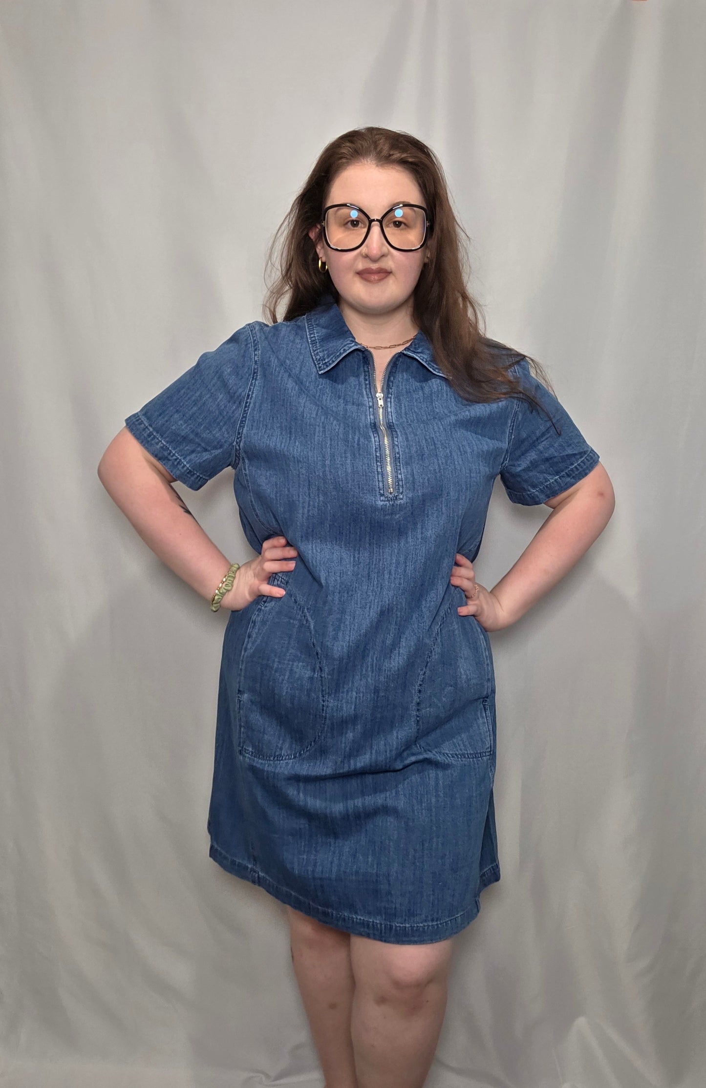 Ocean Mist Denim Dress